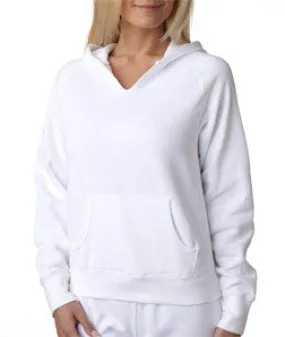 1595 Chouinard Ladies' Hooded Sweatshirt White Dirdye