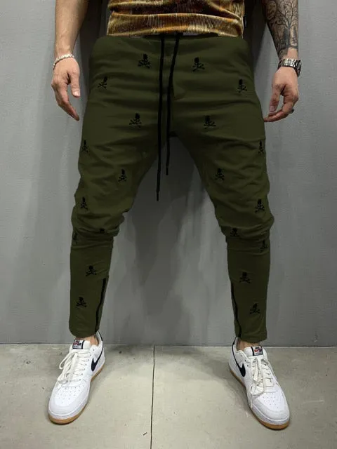 3D Printing Zipper Breathable Casual Slim Jogging