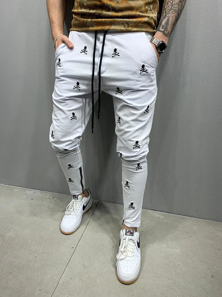 3D Printing Zipper Breathable Casual Slim Jogging