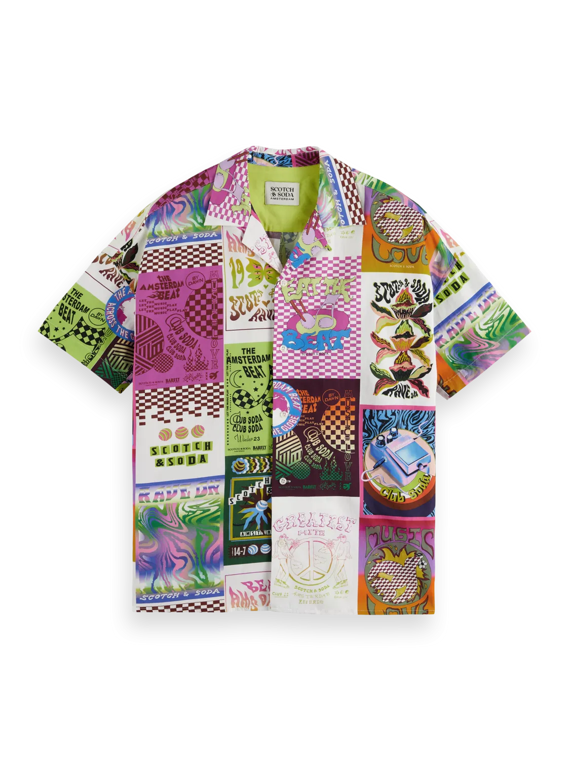 Allover Printed Short Sleeve Shirt