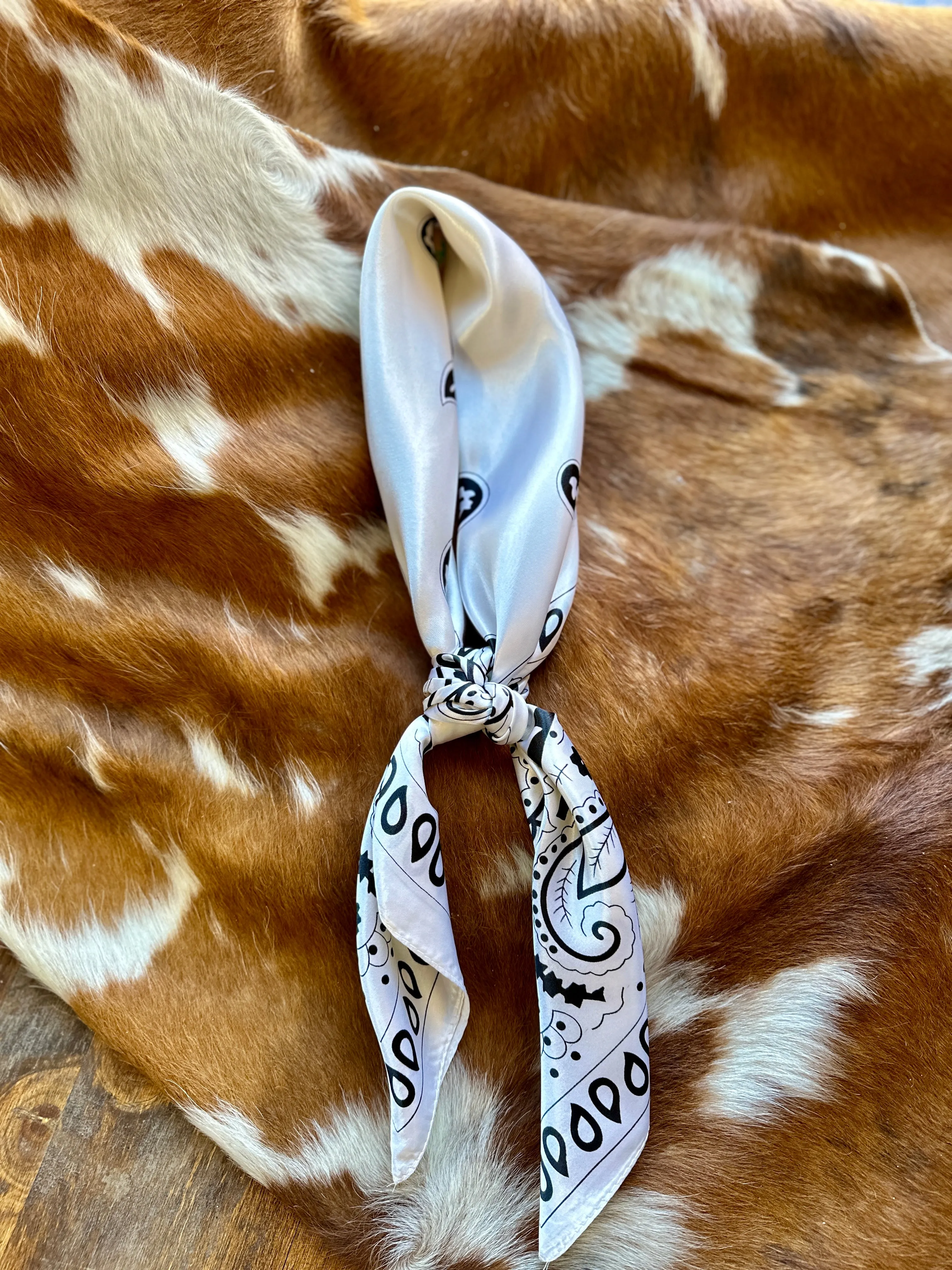 Amara Cream Paisley Wild Rag ✙ON SALE NOW✙