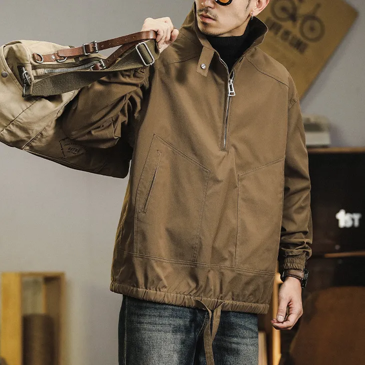 American Retro Windproof Jacket P0830