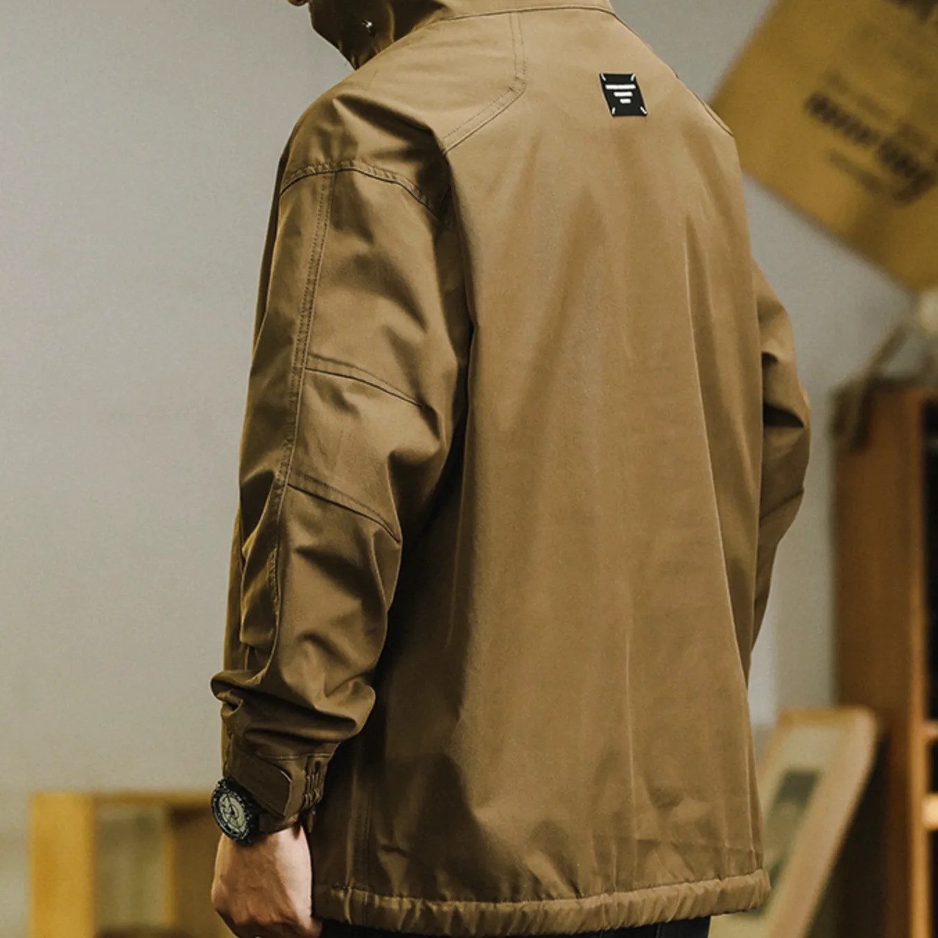 American Retro Windproof Jacket P0830