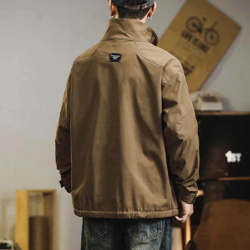 American Retro Windproof Jacket P0830