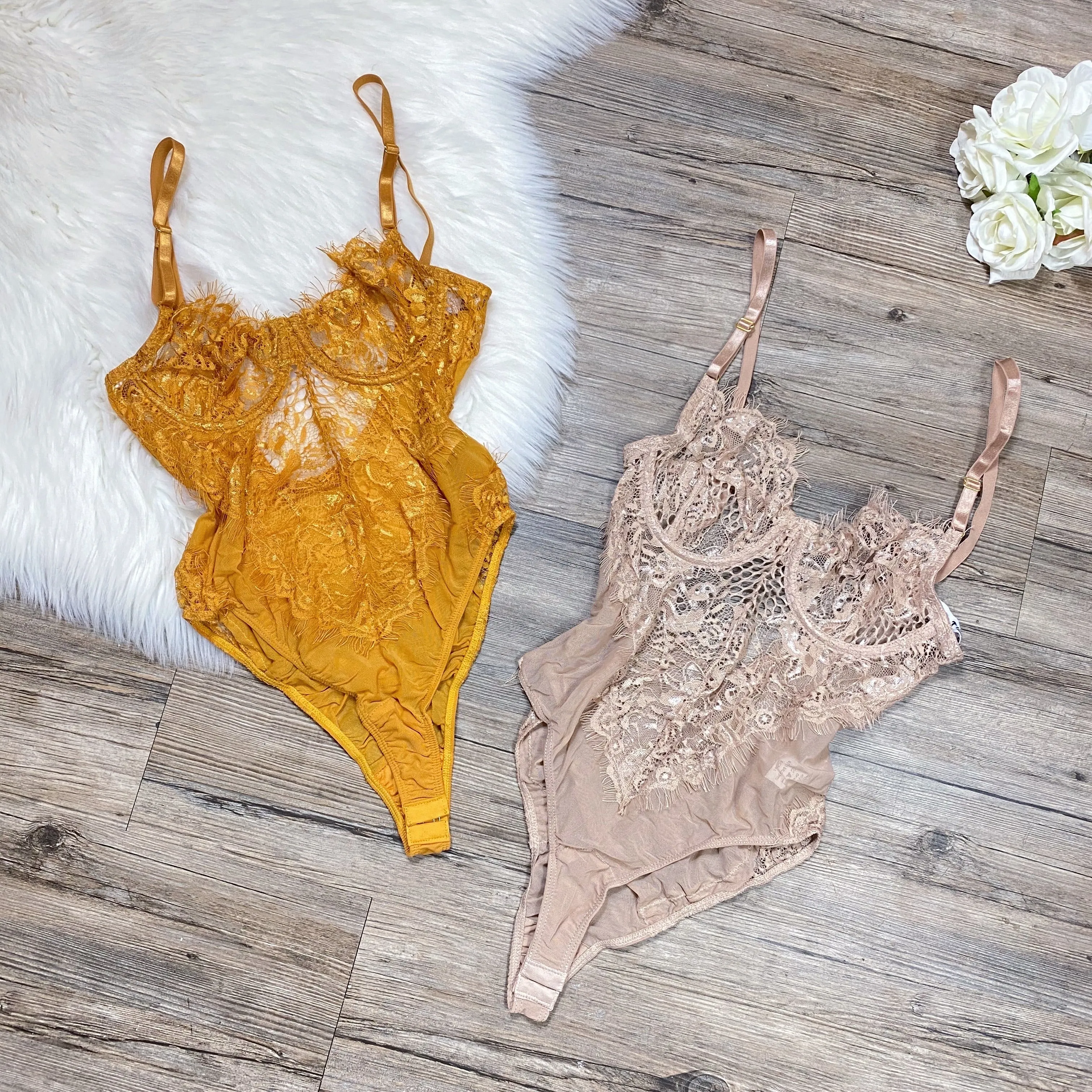 Anthea Bodysuit - Nude