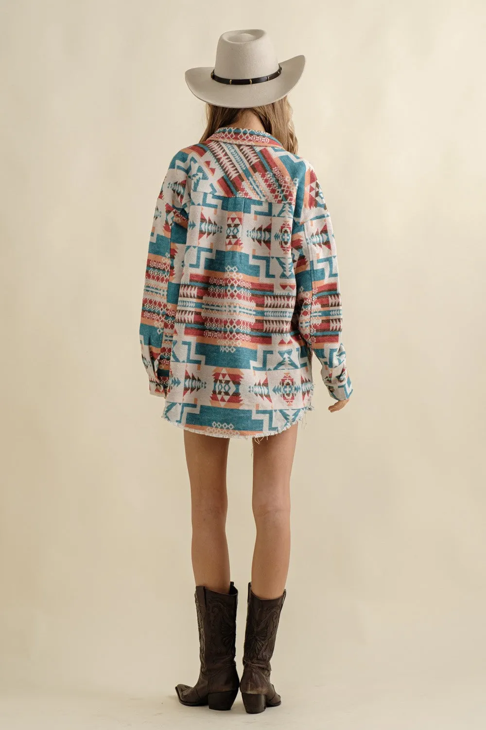 Aztec Western Shacket