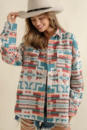 Aztec Western Shacket