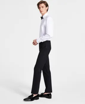Bar Iii Mens Slim fit Dress Pants 36 / 30 Black Solid