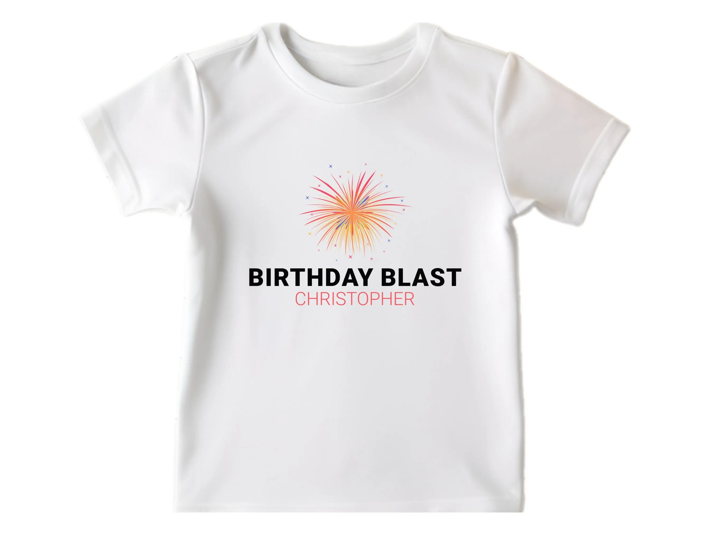 Boys Custom Name Long Sleeve Christmas Blast Bodysuit Gift