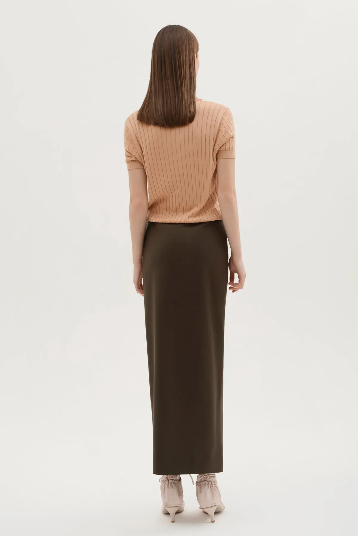 Button Down Pencil Skirt