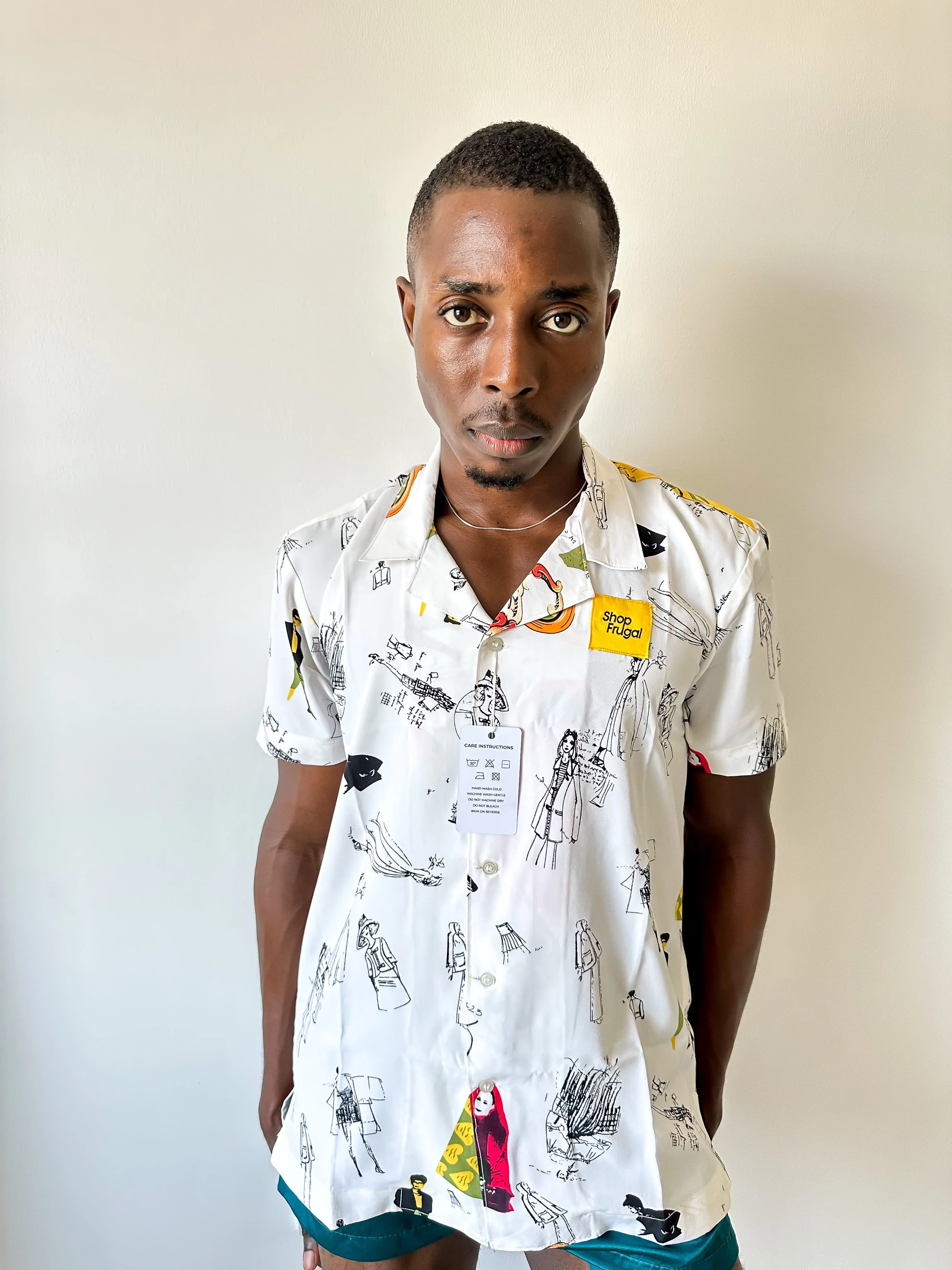 Callen Abstract Print Shirt