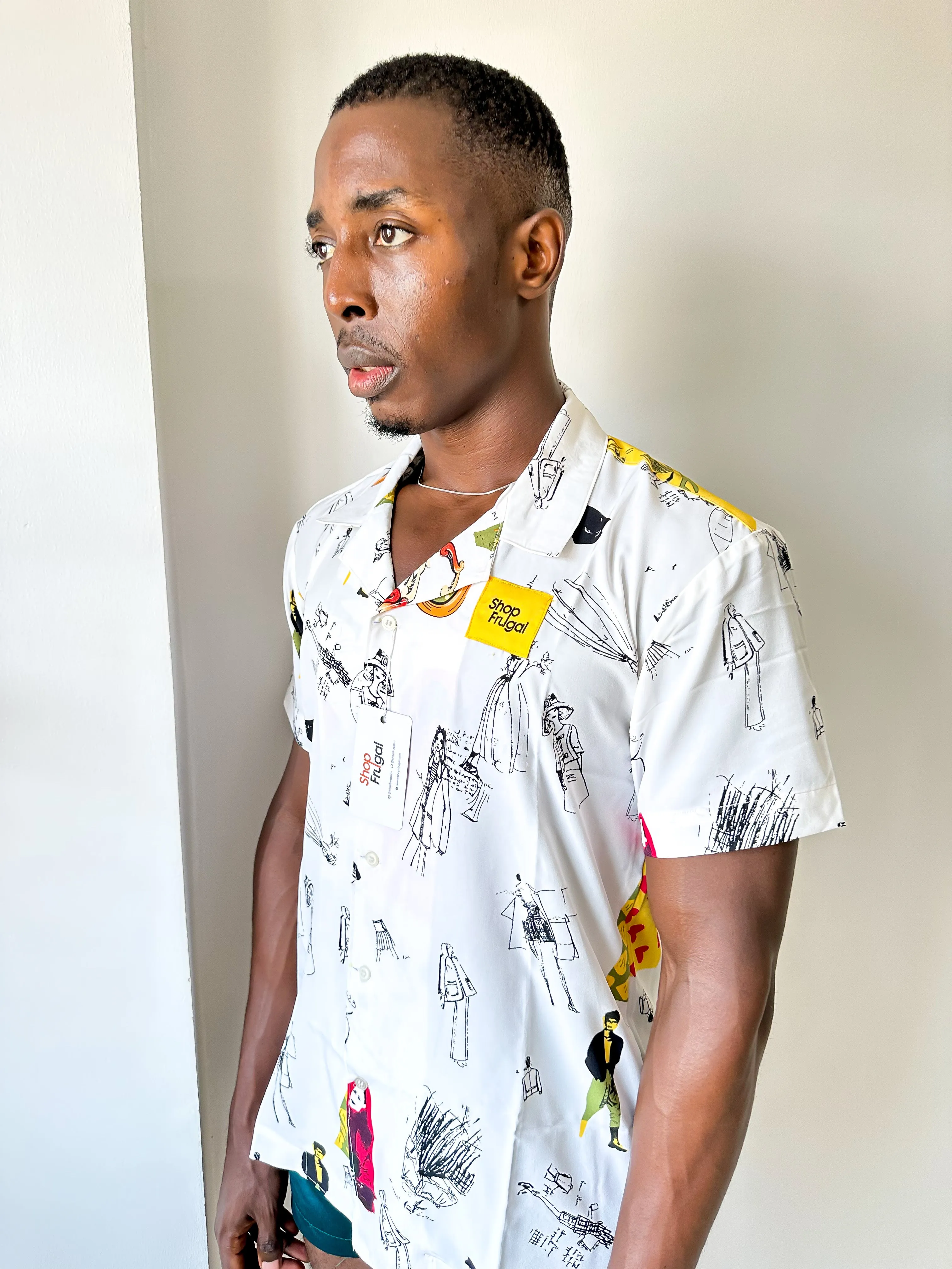 Callen Abstract Print Shirt