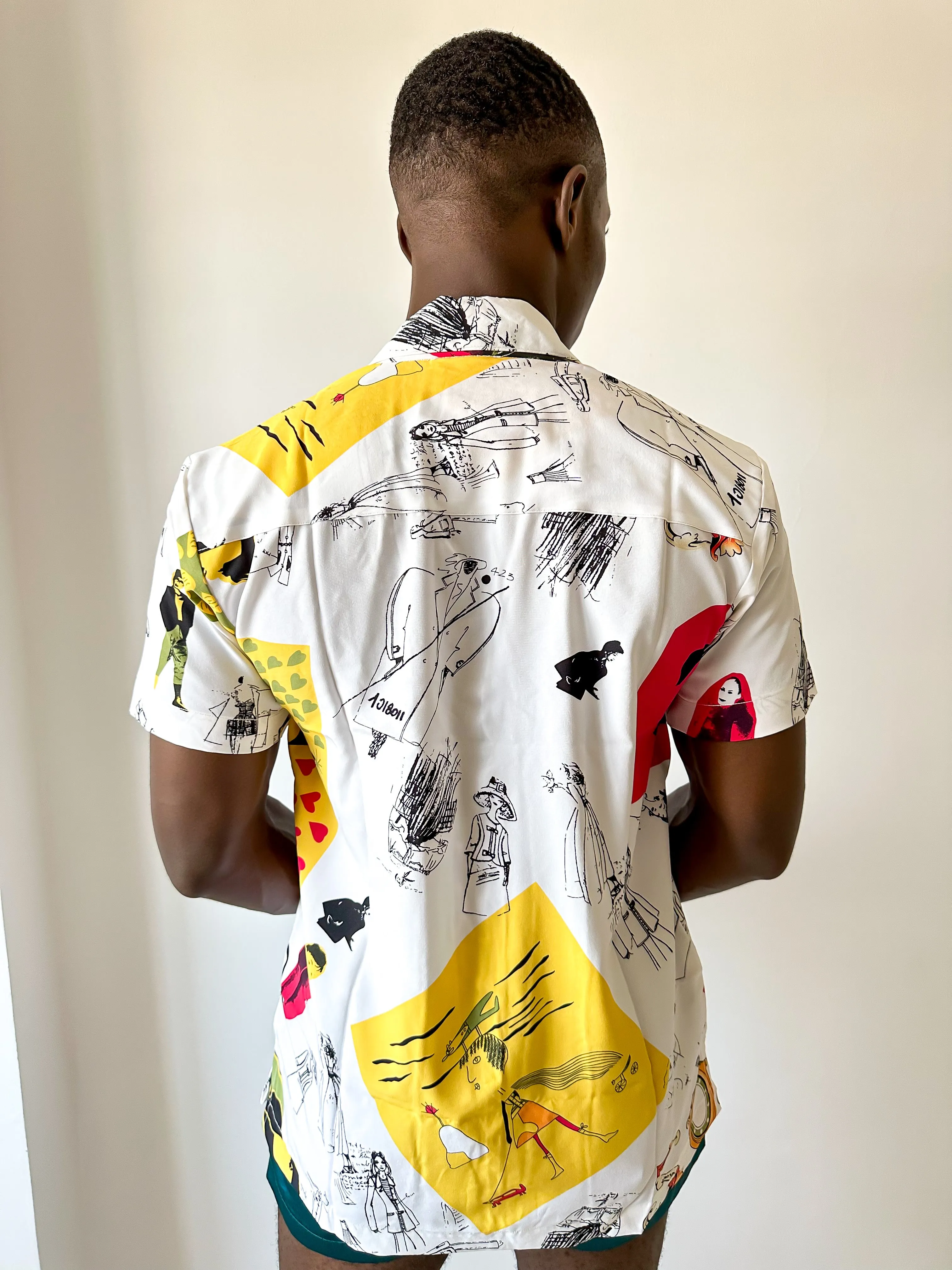 Callen Abstract Print Shirt