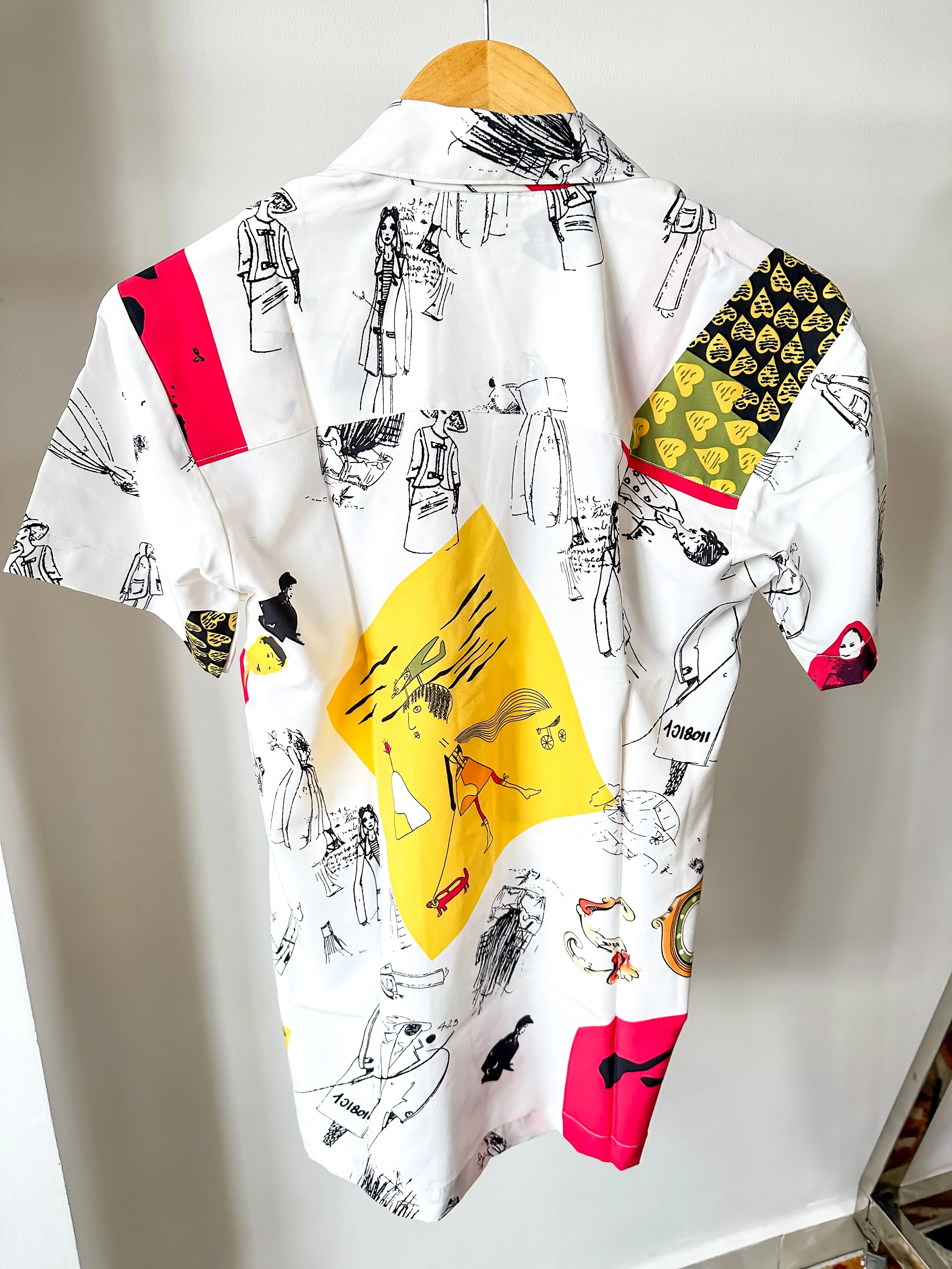 Callen Abstract Print Shirt