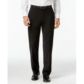 Calvin Klein Mens Slim fit Dress Pants Pants 30 / 32 Black Solid Stretch