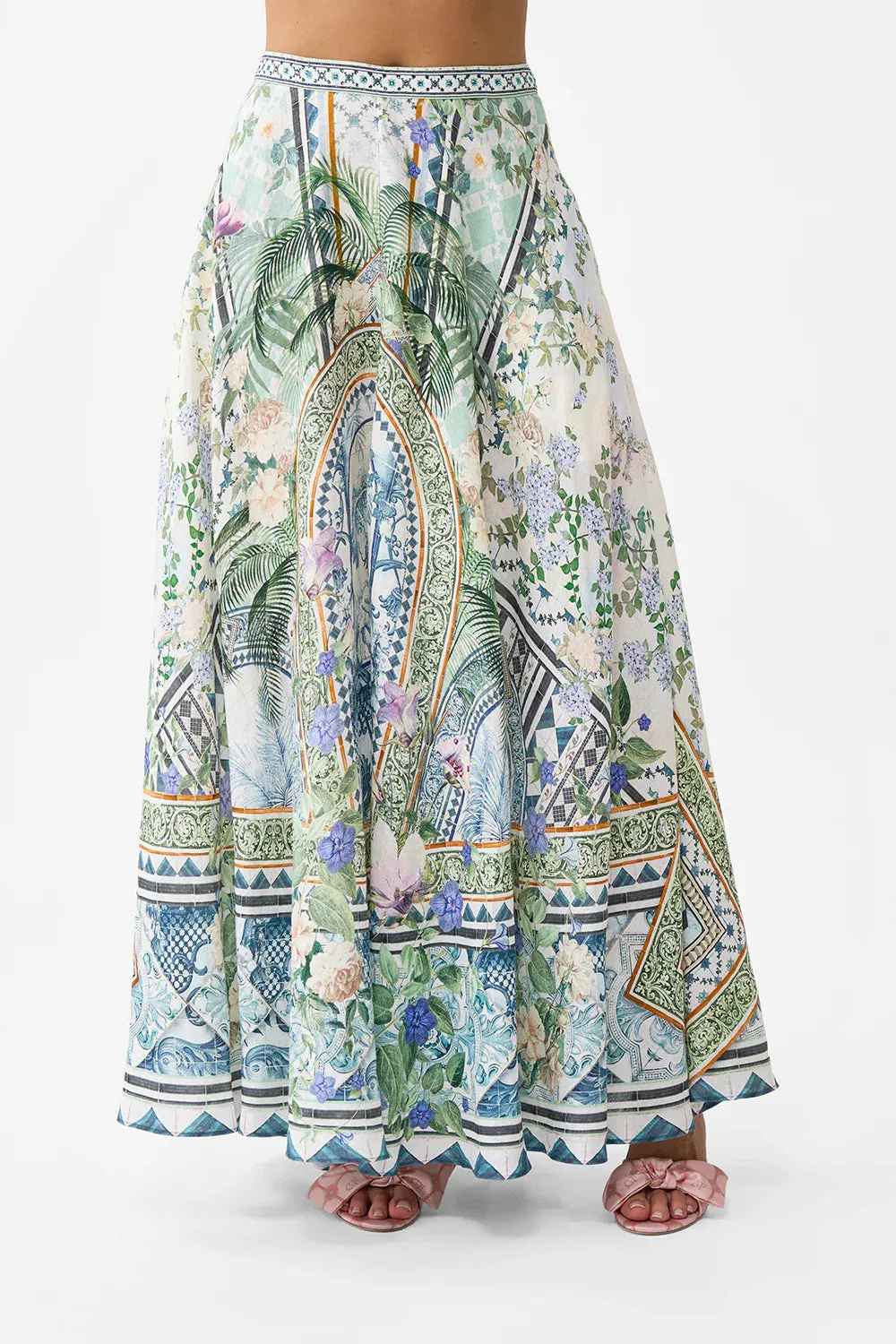 Camilla Jardim Party Maxi Circle Skirt