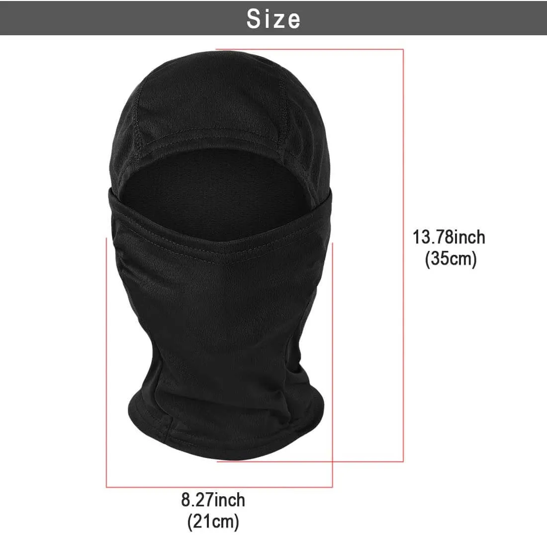 Camo Balaclava Full Face Cover 3 Pack Balaclava Face Mask UV Protection for Men Women
