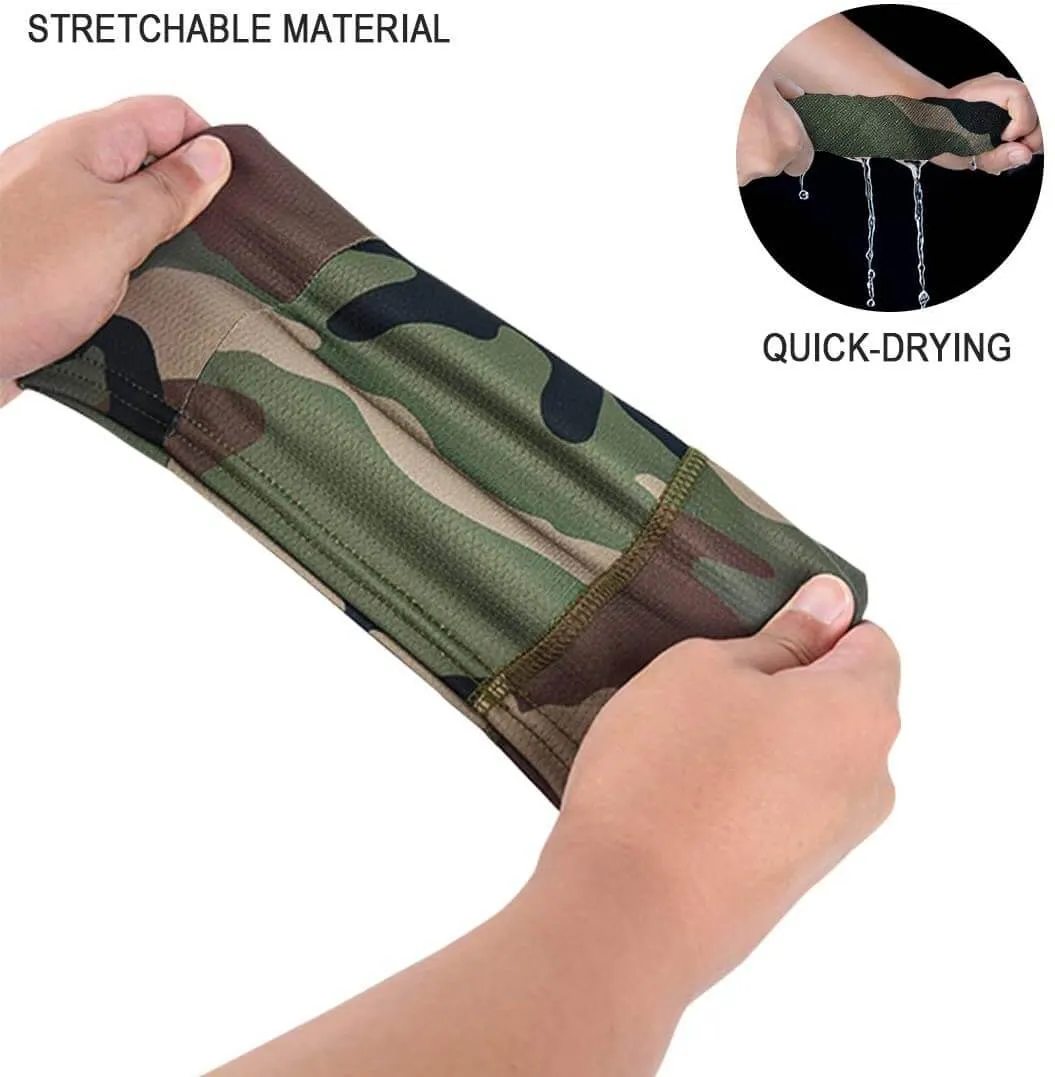 Camo Balaclava Full Face Cover 3 Pack Balaclava Face Mask UV Protection for Men Women