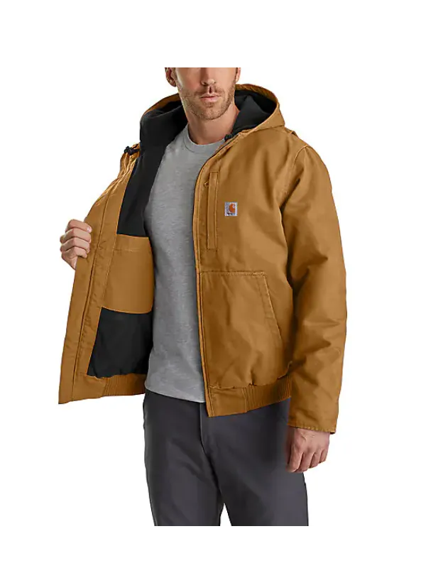 Carhartt Full Swing® Loose Fit Washed Duck Fleece-lined Active Jacket - 103371