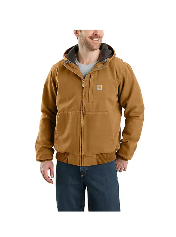 Carhartt Full Swing® Loose Fit Washed Duck Fleece-lined Active Jacket - 103371