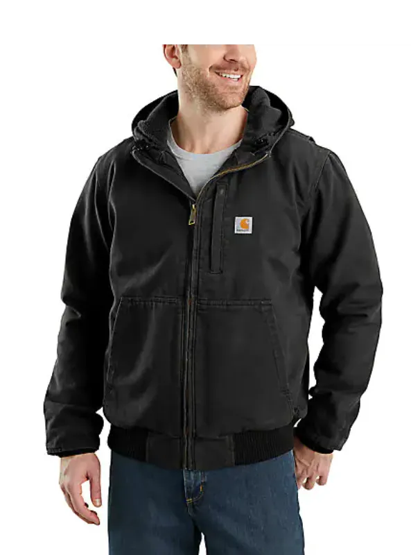 Carhartt Full Swing® Loose Fit Washed Duck Fleece-lined Active Jacket - 103371