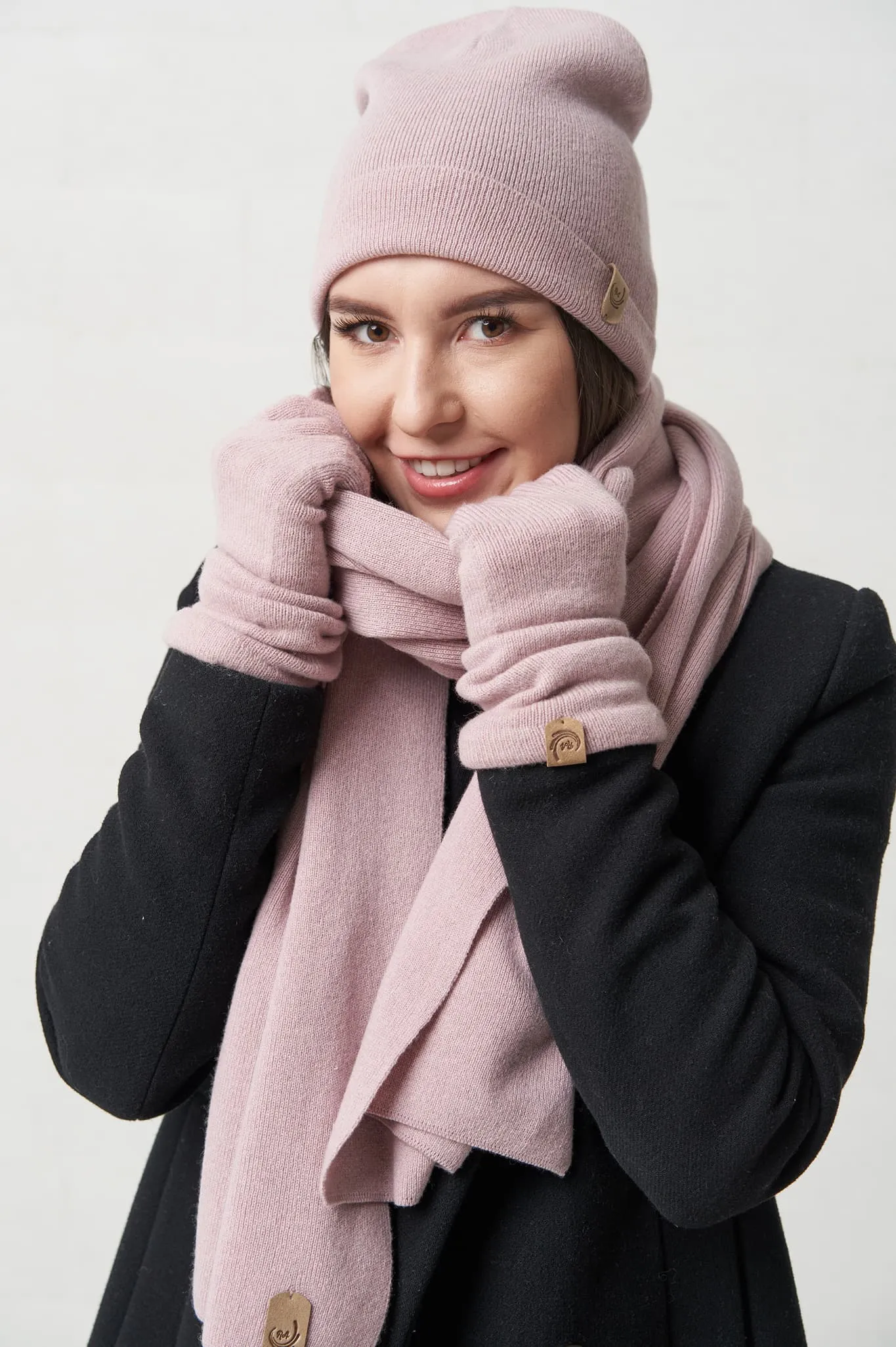 Cashmere winter camel set
