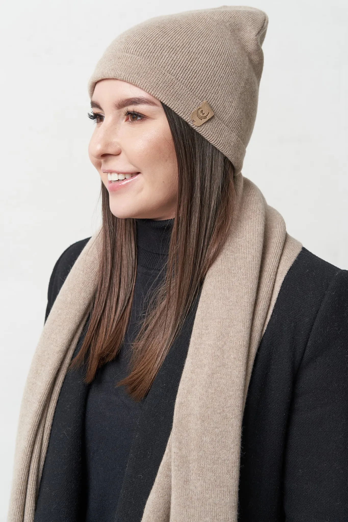 Cashmere winter camel set