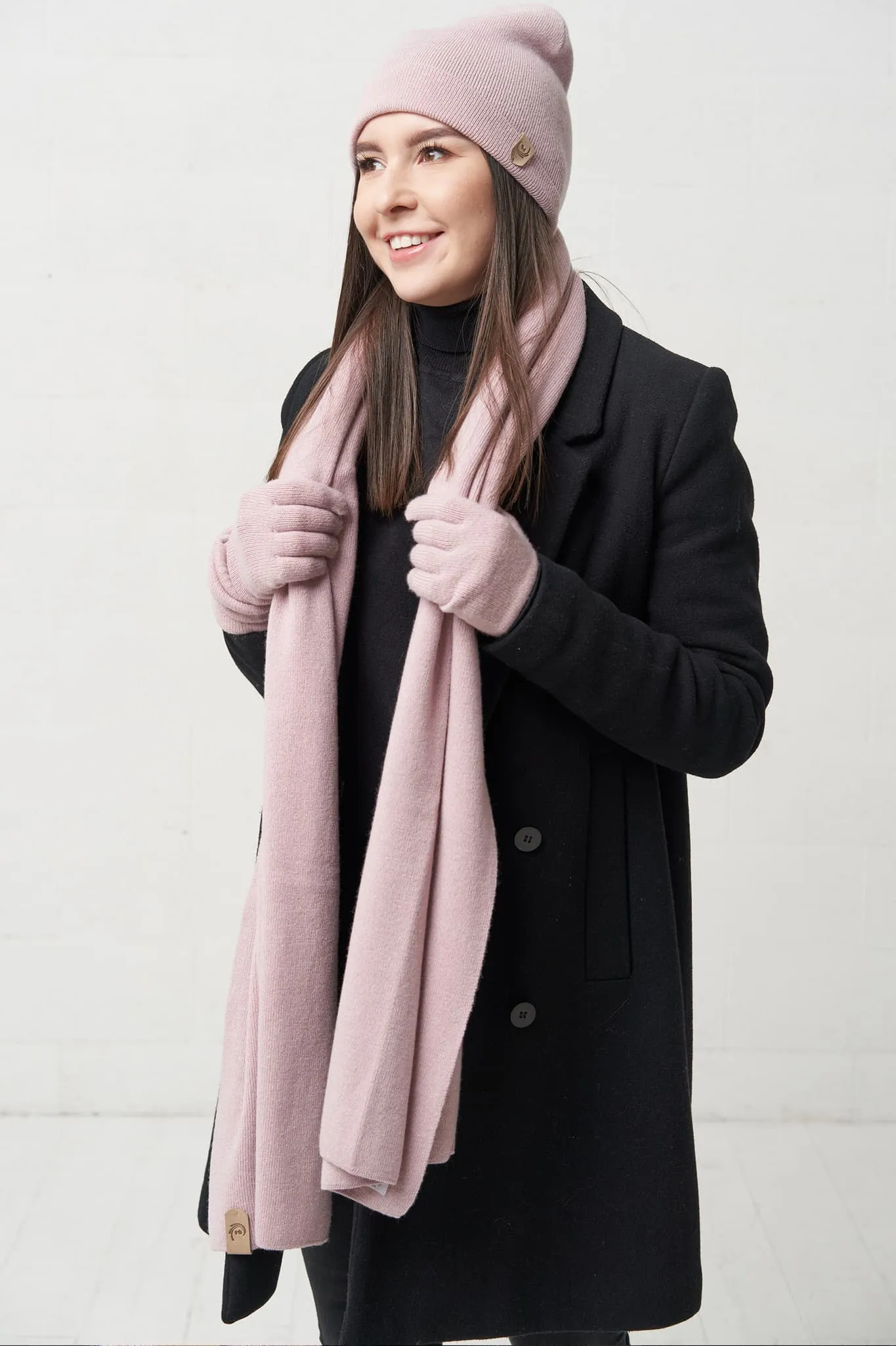 Cashmere winter camel set