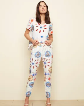 Charlie B Crinkle Printed Bengaline Jogger