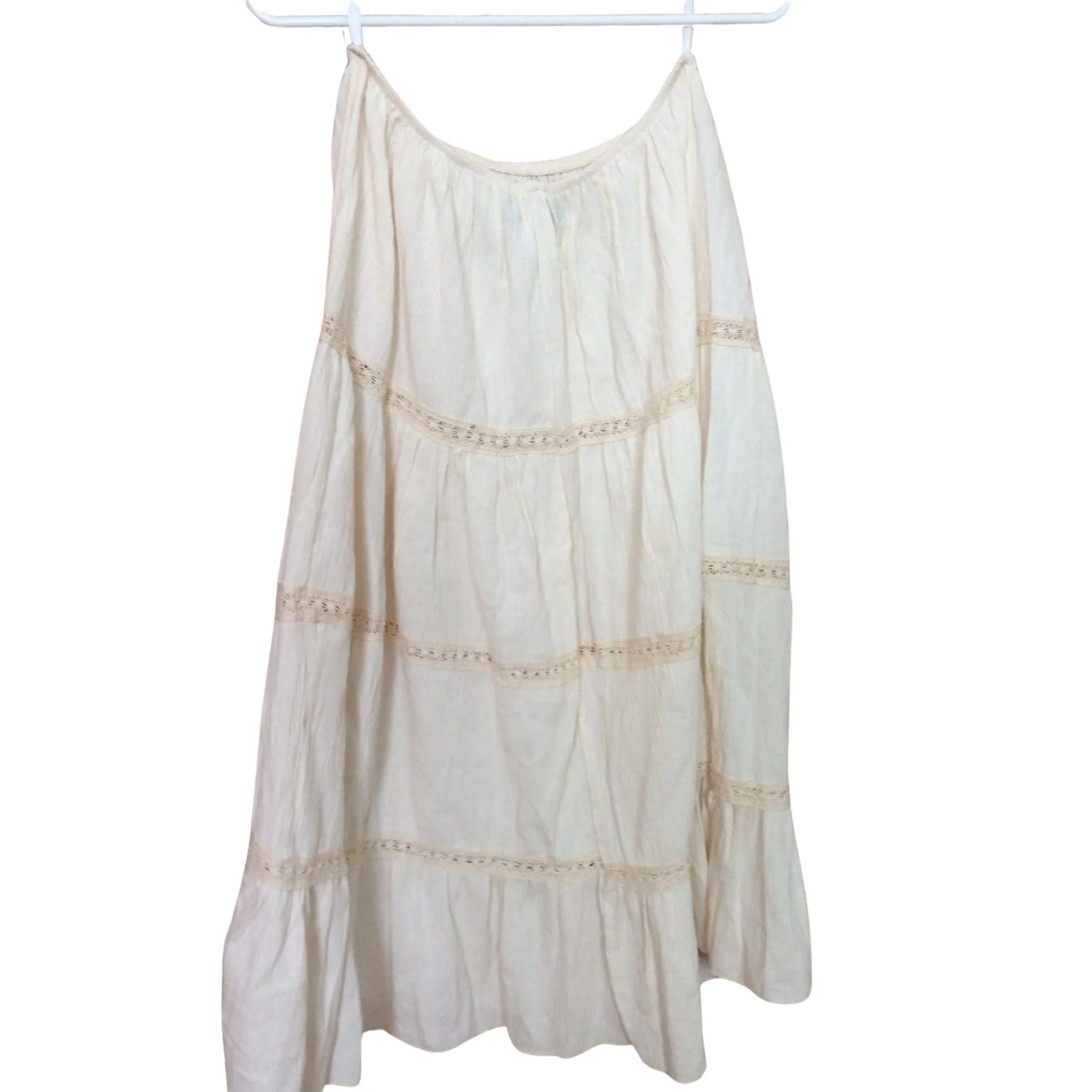 Cotton Gauze Peasant Skirt