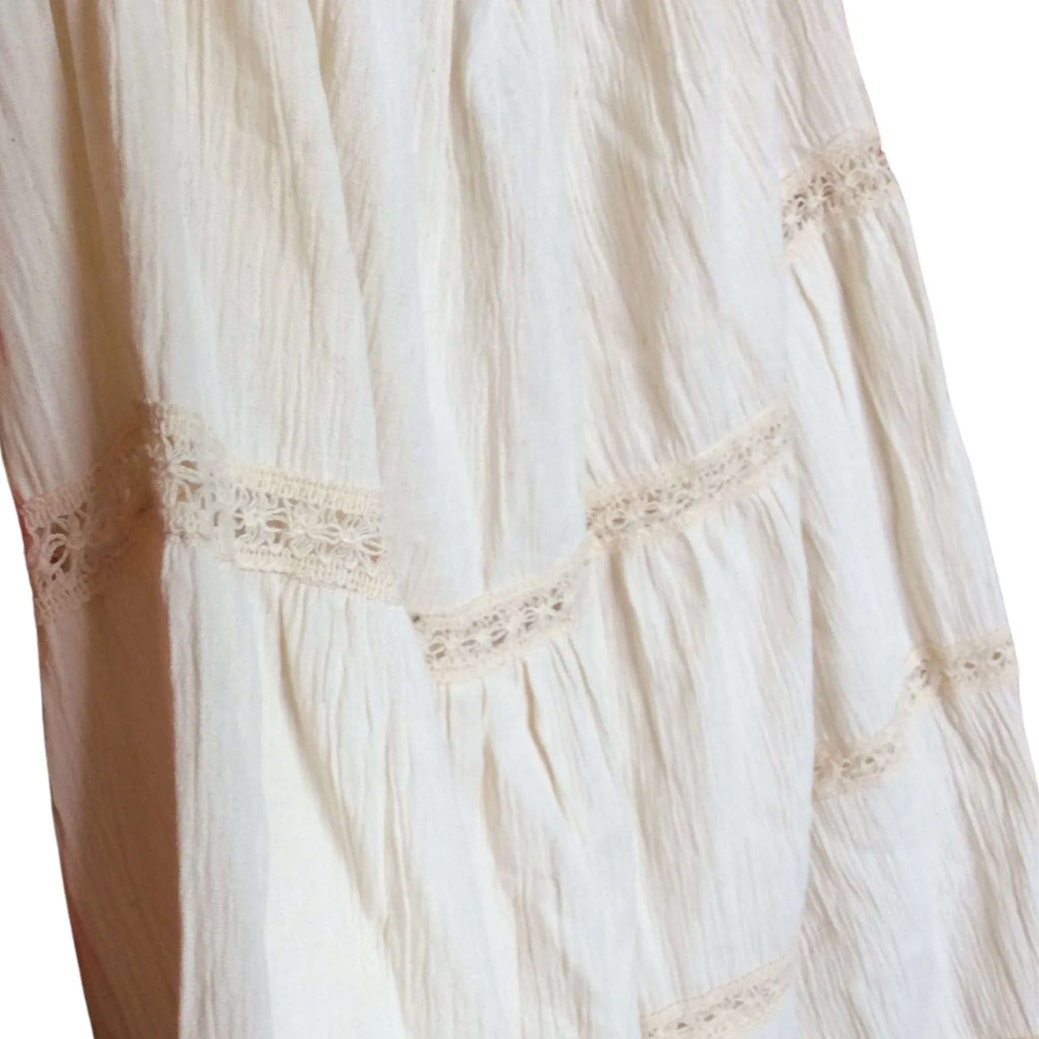 Cotton Gauze Peasant Skirt