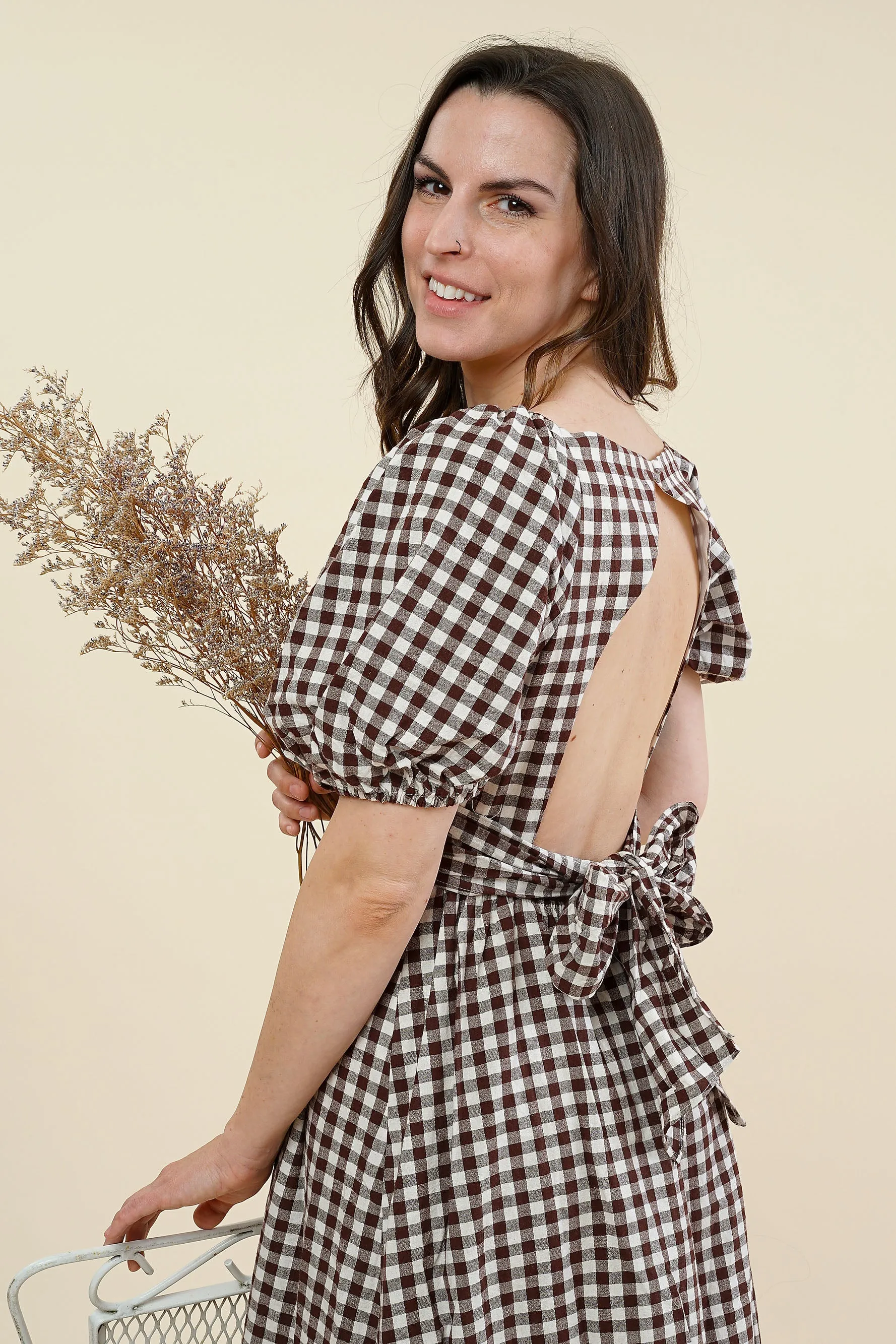 Country Picnic Checkered Dress