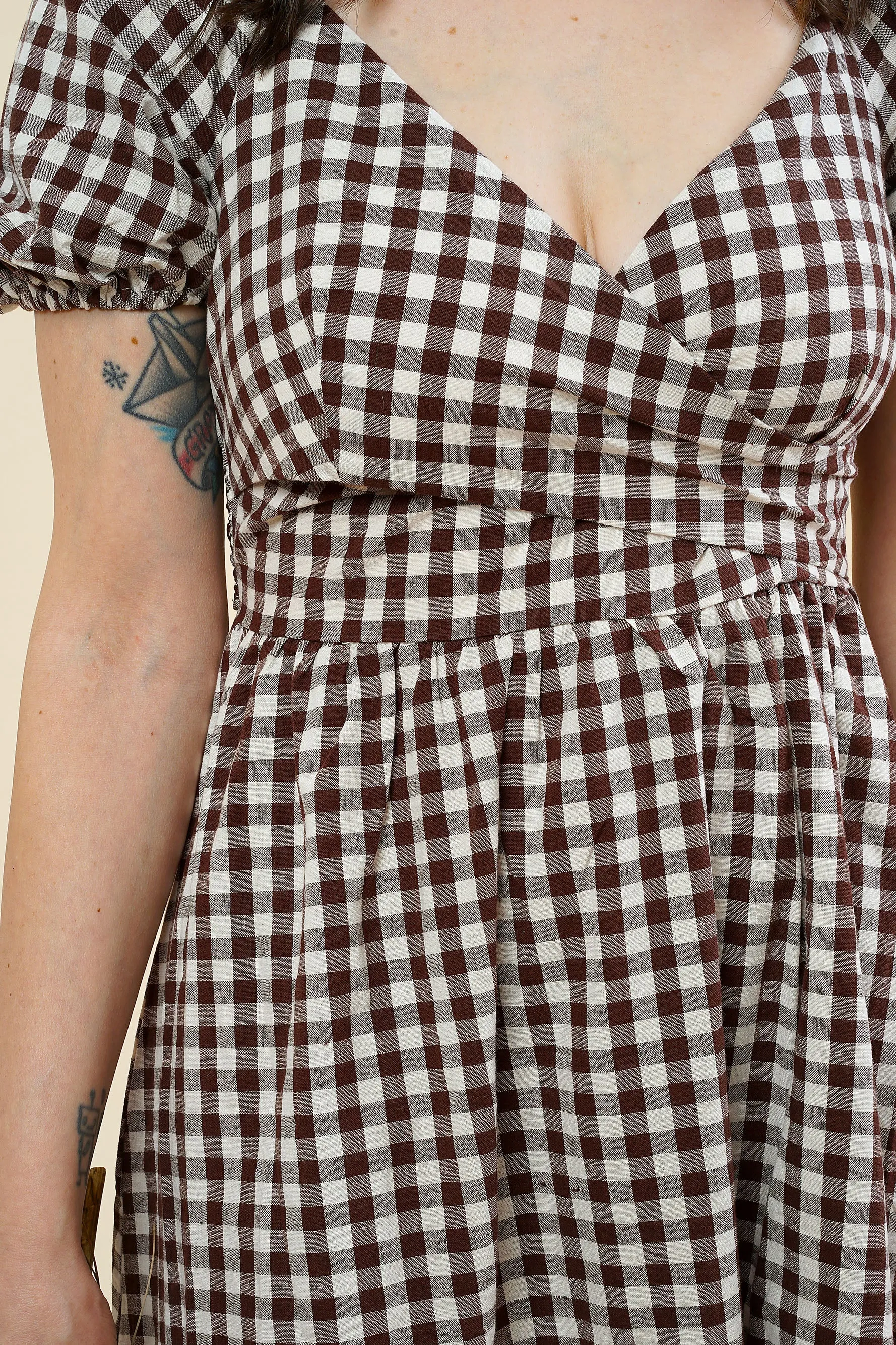 Country Picnic Checkered Dress