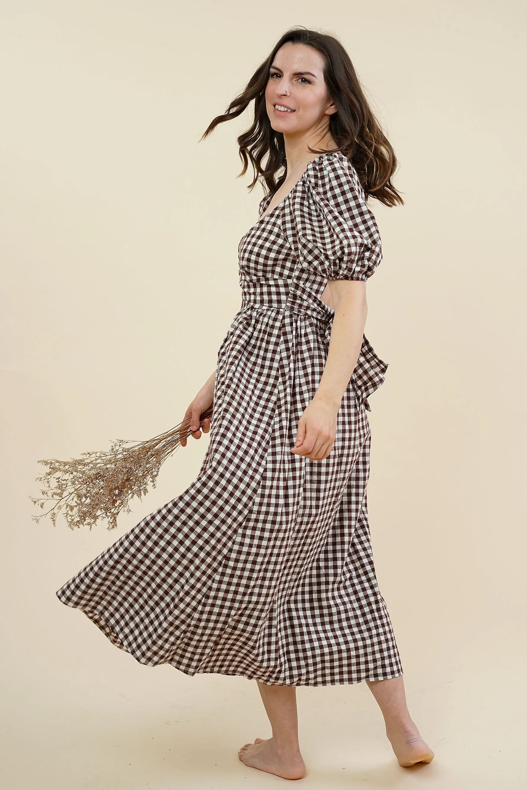 Country Picnic Checkered Dress