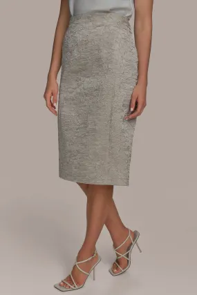 CRINKLE PENCIL SKIRT