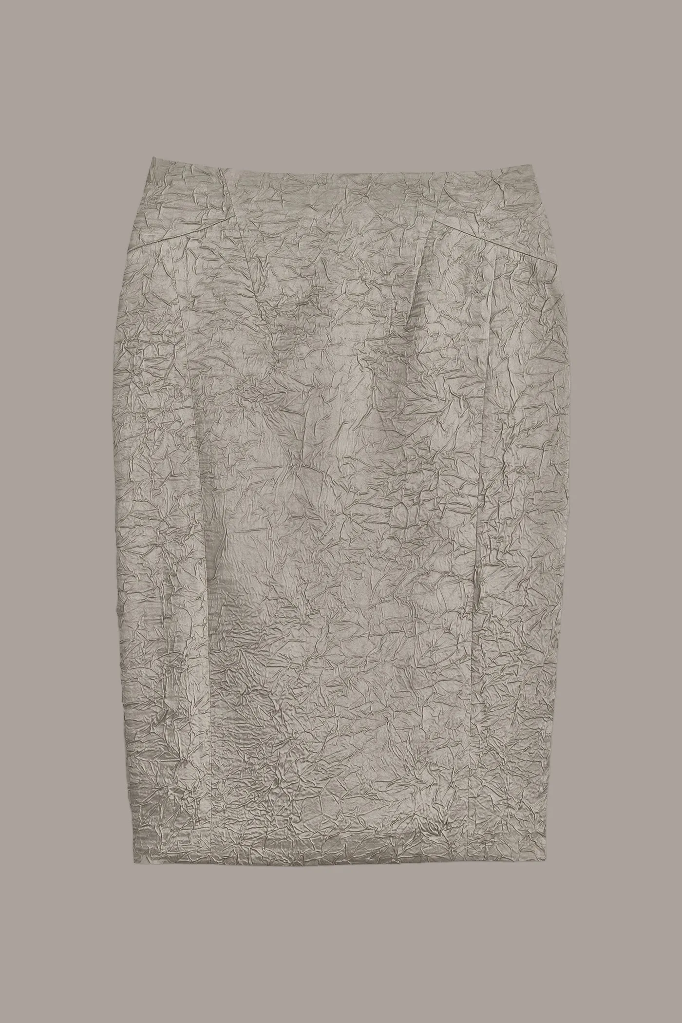 CRINKLE PENCIL SKIRT