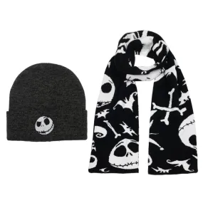 Disney - The Nightmare Before Christmas Beanie & Scarf Combo