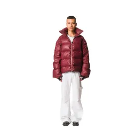 Dolor Plum Down Puffer Jacket