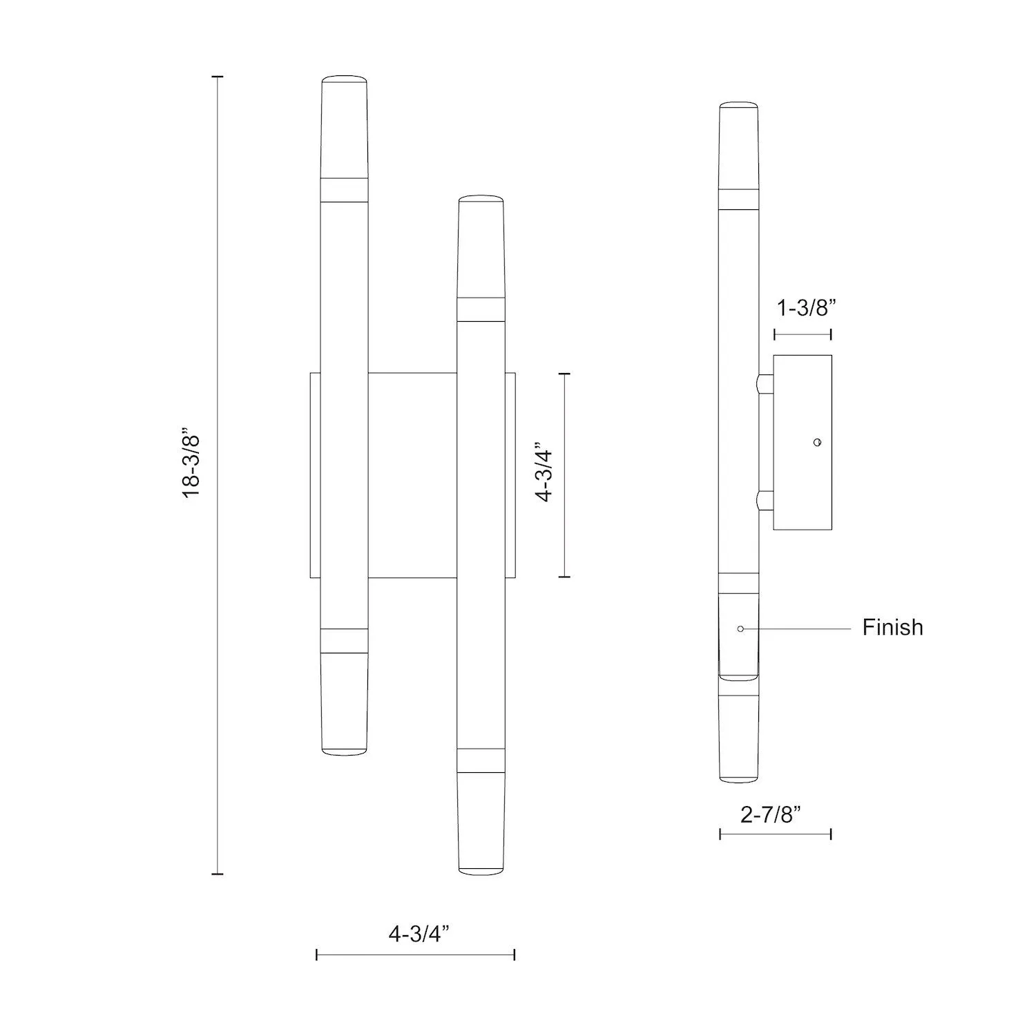 Draven 4-Light LED Sconce