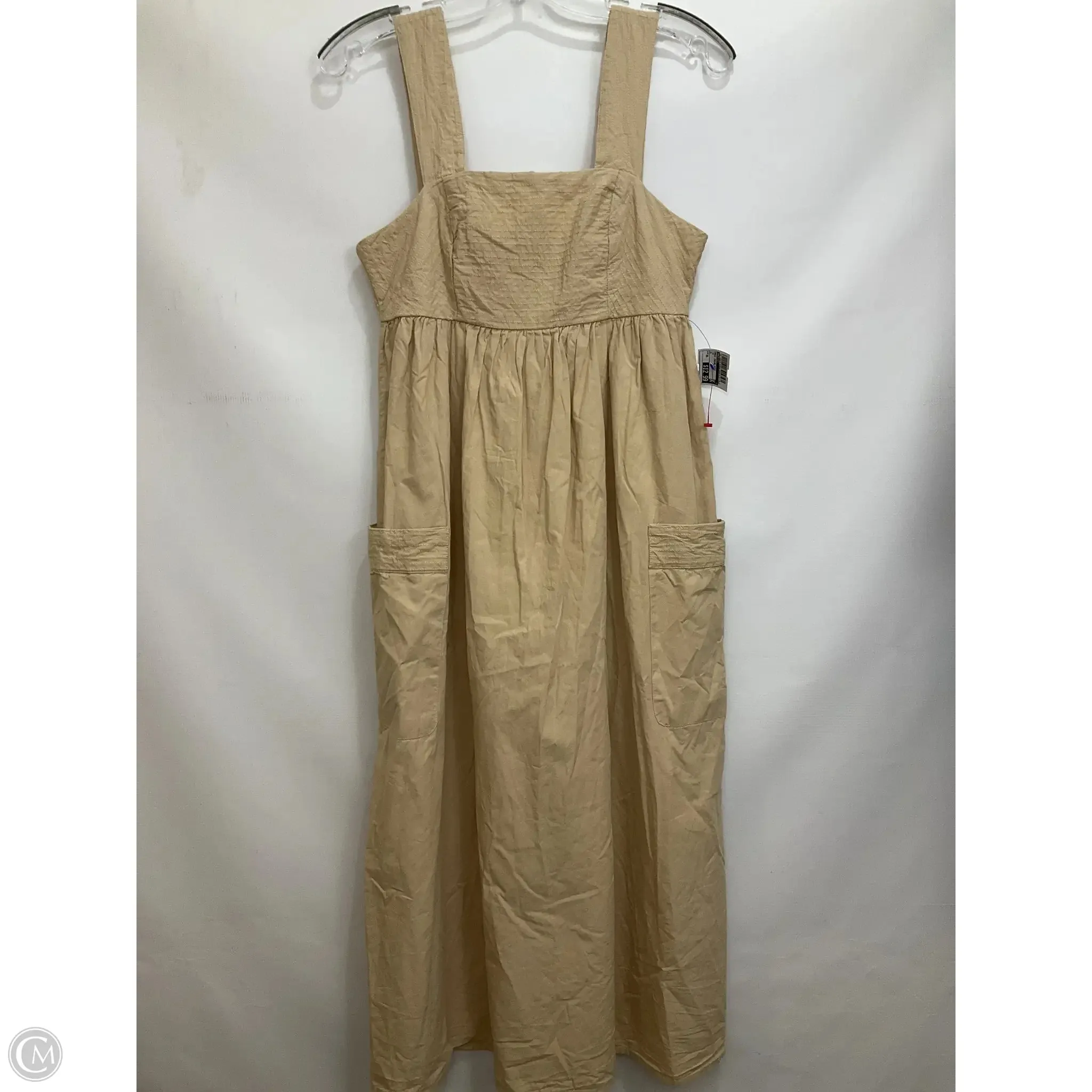Dress Casual Midi By Maurices In Tan, Size: Xs