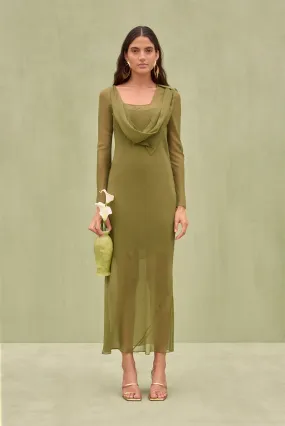 ELINE DRESS - CEDAR