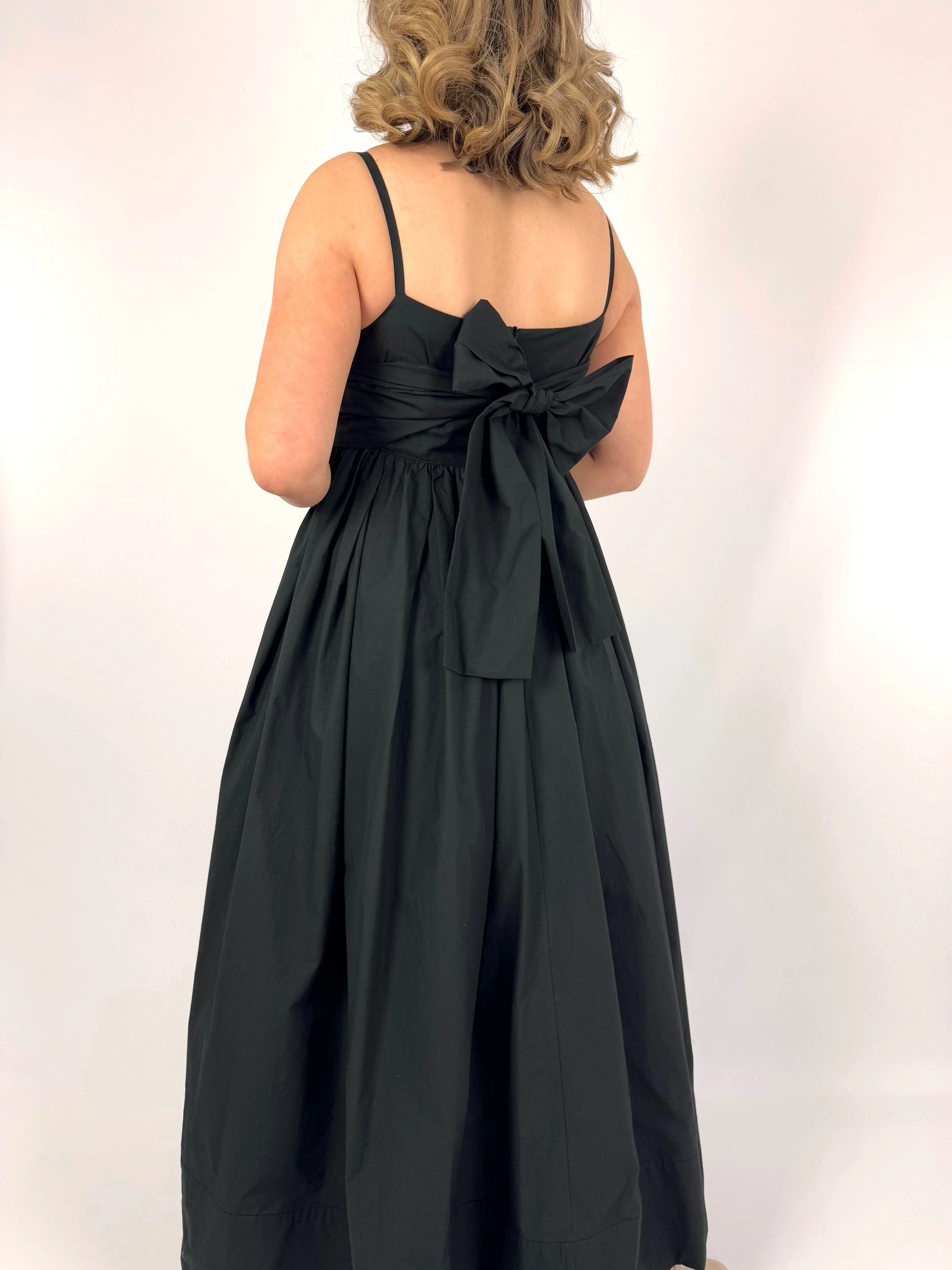Emin & Paul Tie Front Dress Black