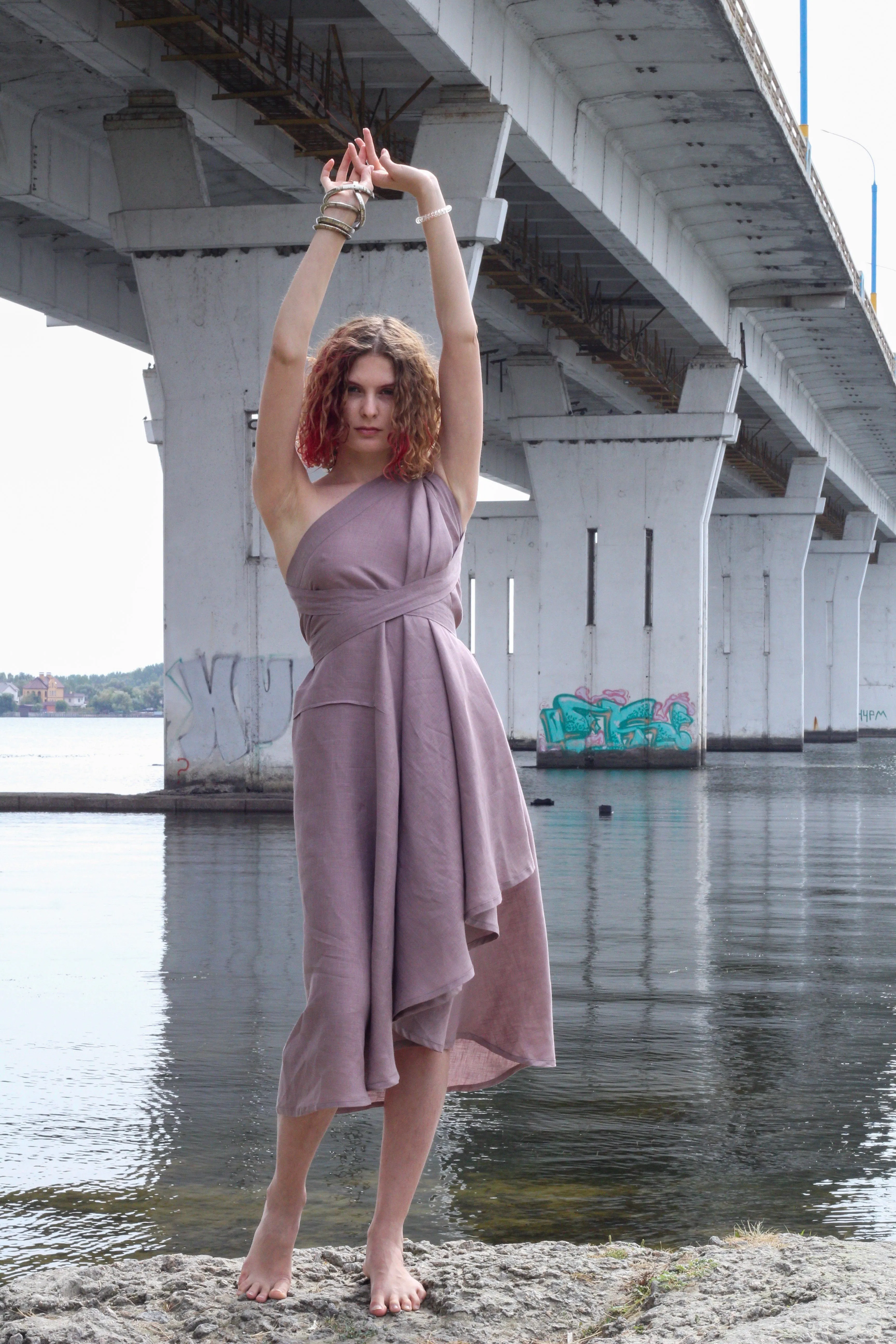Form 1. Multiway. For F. Cacao (transformable dress)