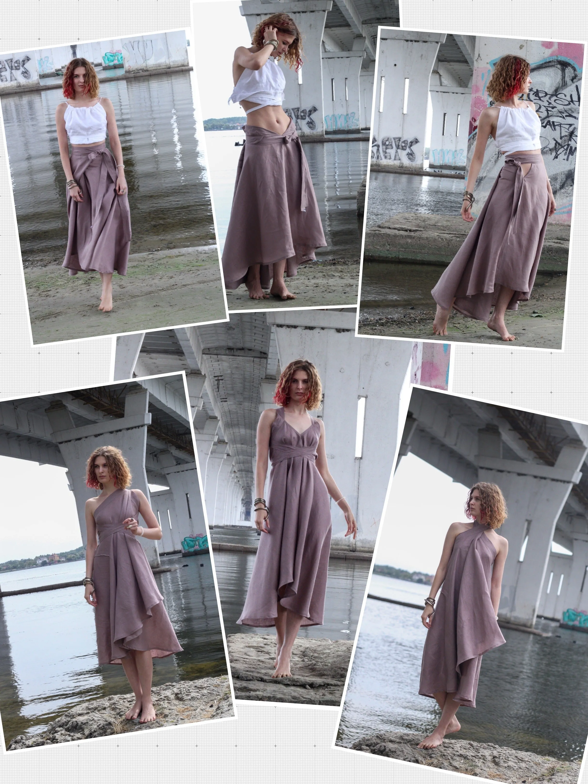 Form 1. Multiway. For F. Cacao (transformable dress)