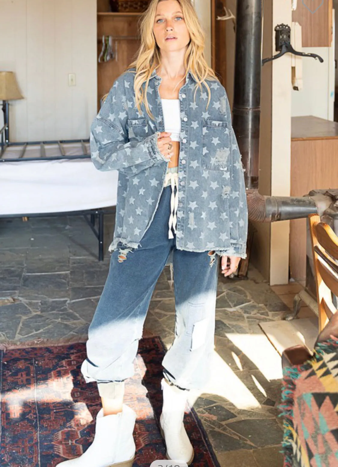 Frankie Star Denim Shacket