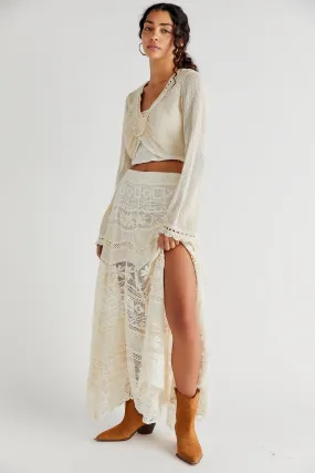 Free People Rebel Rebel Maxi Skirt - XSMALL