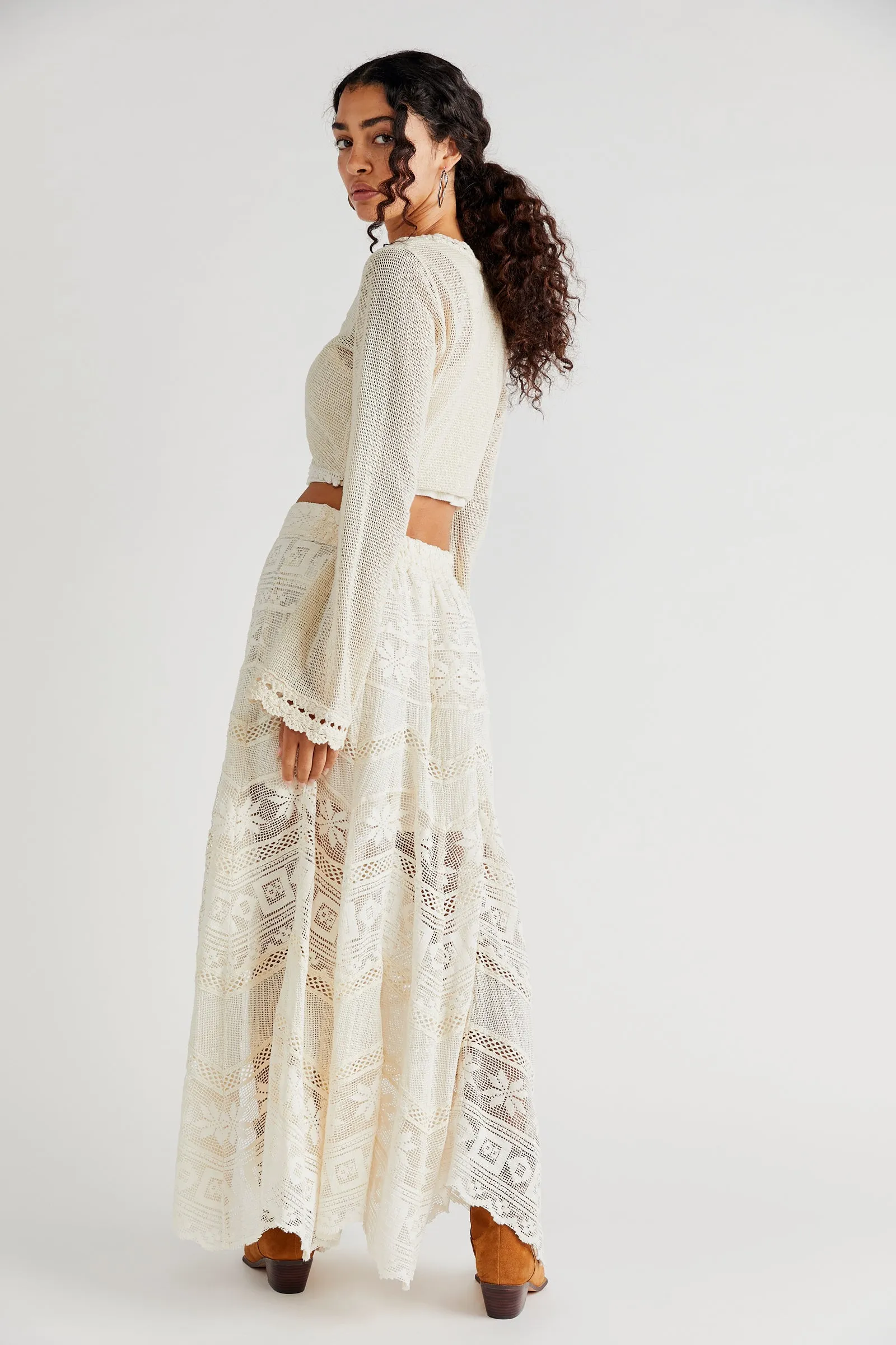 Free People Rebel Rebel Maxi Skirt - XSMALL