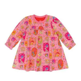 Girls Pink Fairy Robots Dress