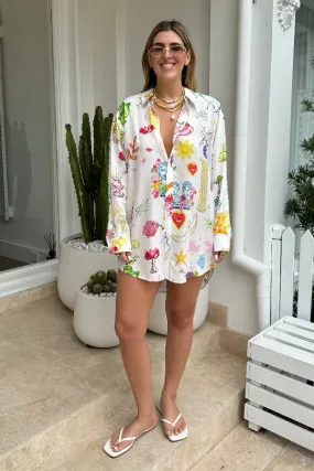 Greco Disco Shirt Dress