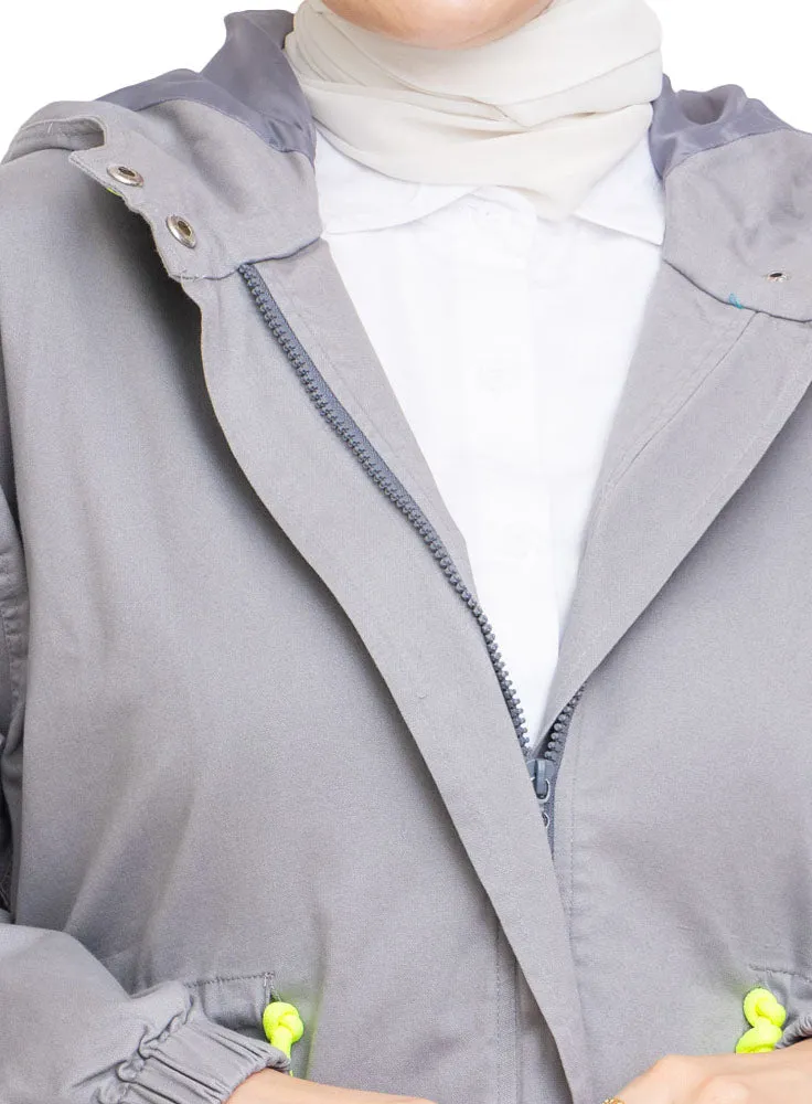 Grey RD-Gabardine Jacket